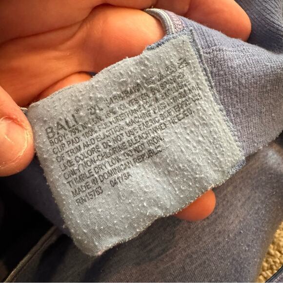 Bali Blue Wirefree Bra Plus Size 2XL Wireless No Underwire - Picture 8 of 8